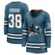 Women's San Jose Sharks Mario Ferraro Fanatics Teal Home Breakaway Player Jersey