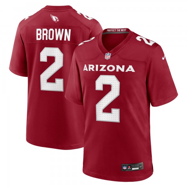 Men's Arizona Cardinals Marquise Brown Nike Cardinal Home Game Jersey