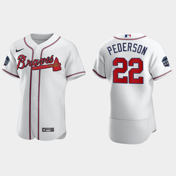 Joc Pederson Atlanta Braves 2021 World Series MLB Flexbase Jersey - White