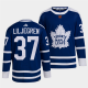 Men's Toronto Maple Leafs Black #37 Timothy Liljegren Blue 2022 Reverse Retro NHL Jersey