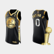 2022 NBA Finals Champions Men's Golden State Warriors Gary Payton II #0 Black Gold Golden Black Gold Jersey