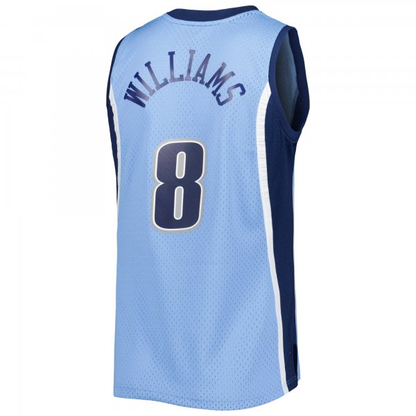 Men's Utah Jazz Deron Williams Mitchell & Ness Blue 2001/02 Hardwood Classics Swingman Jersey