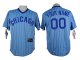 Chicago Cubs Blue Men's Customized Throwback MLB Jersey