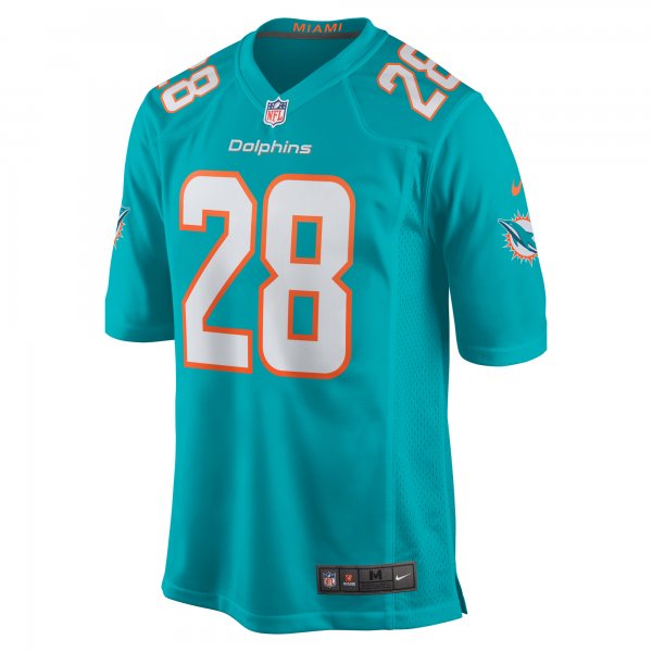 Men's Miami Dolphins Devon Achane Nike Aqua Player Game Jersey