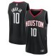 Men's Houston Rockets Jabari Smith Jr. Fanatics Black Fast Break Replica Player Jersey - Statement Edition