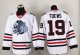 Chicago Blackhawks #19 Jonathan Toews White(White Skull) Stitched NHL Jersey