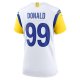 Women's Los Angeles Rams Aaron Donald Nike White Player Jersey