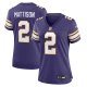 Women's Minnesota Vikings Alexander Mattison Nike Purple Classic Player Game Jersey